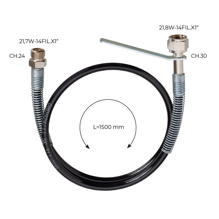 High pressure CO2 – N2 hoses - TOF srl